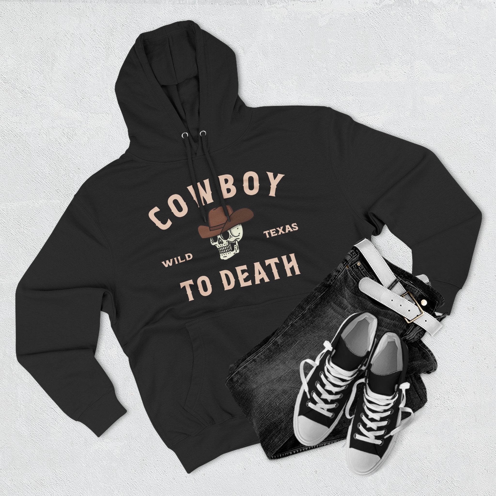 Cowboy to Death Fleece Hoodie